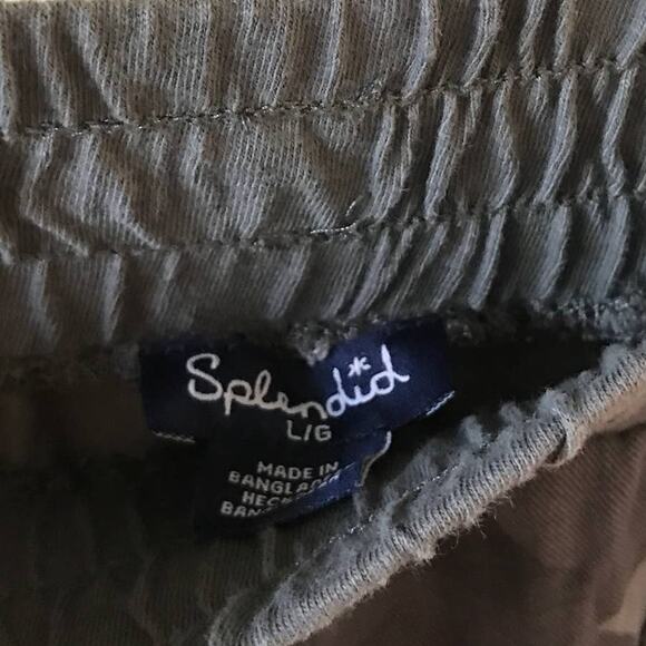 Splendid Gray Camo Print Jogger Pants - Picture 5 of 7